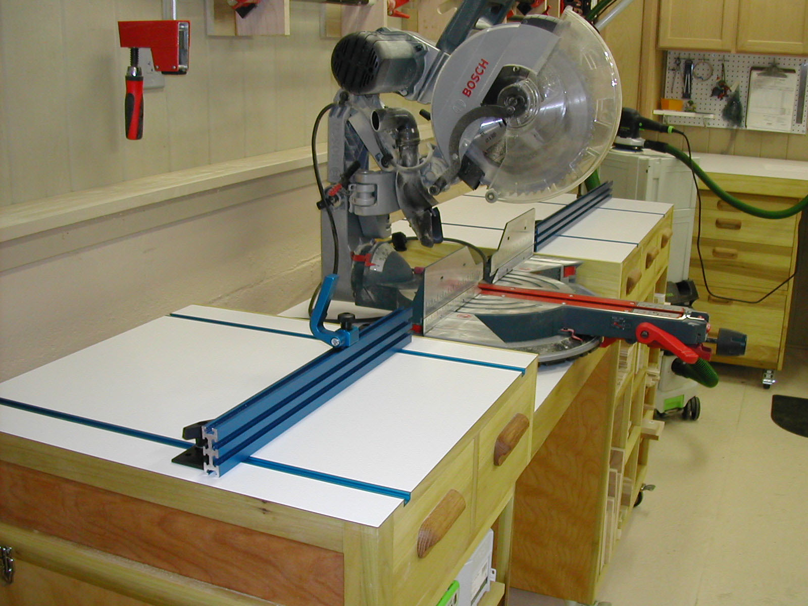 Building the Base Units on a Miter Saw Work Station | The ...