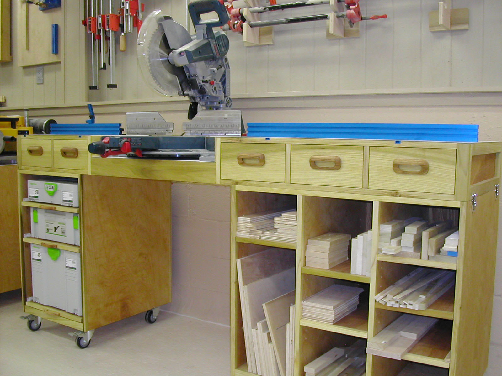 Miter Saw Work Station  The Down To Earth Woodworker