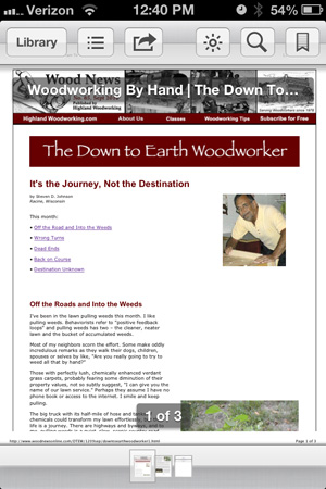 The Down to Earth Woodworker: Holiday Season Quick Time-Saving Tips