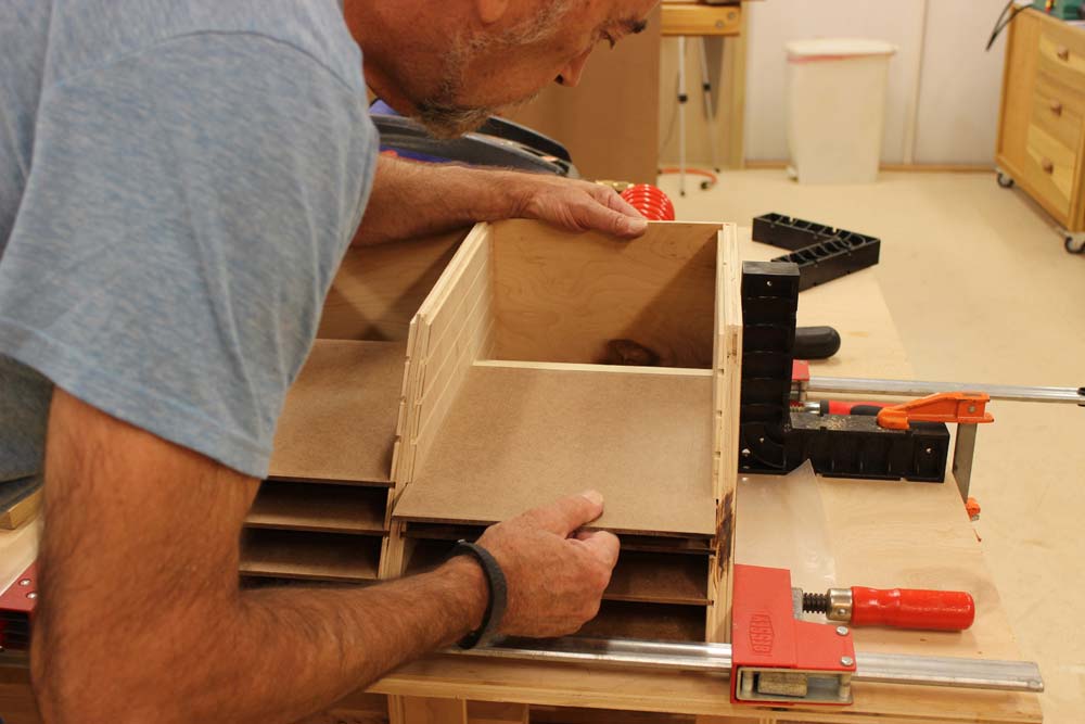 Sheet Sandpaper Organizer/Storage Unit Woodworking Project