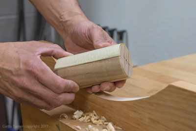 Split Turned Sanding Block