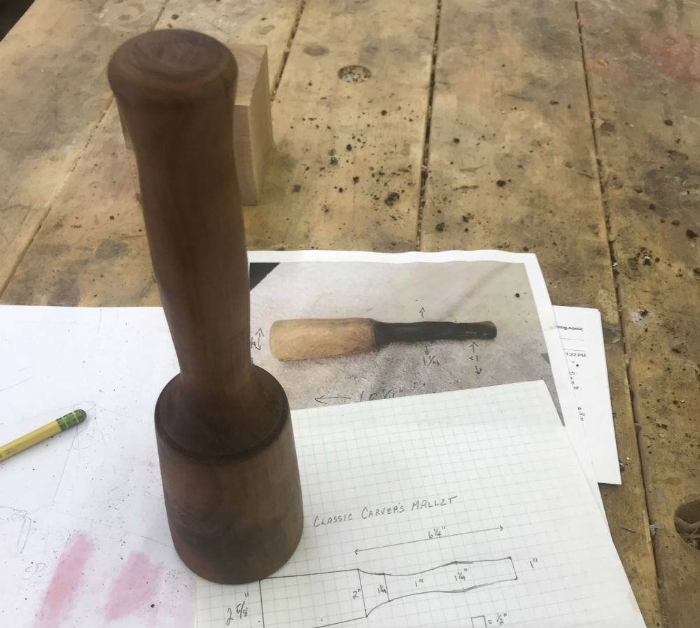 Turning a Classic Carver's Mallet | Turning the Corner
