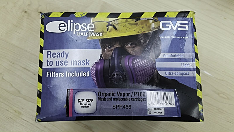 thumbnail interactive-video image 1 of GVS Elipse Low Profile Mask With Filters - Dust & Organic Vapor Protection 1 of 3
