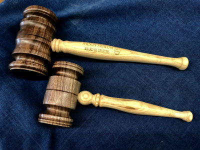 Threaded-Handle Ceremonial Gavel